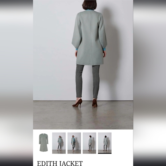 Per Se, Sage Green  Coat, Sz 10 NWT - Picture 5 of 5